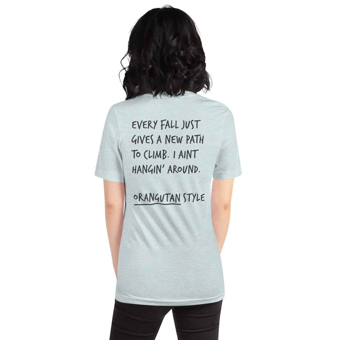 Think Ocean Orangutan Aspirations Cotton Embroidered T-Shirt