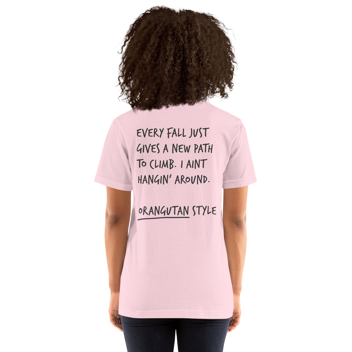 Think Ocean Orangutan Aspirations Cotton Embroidered T-Shirt