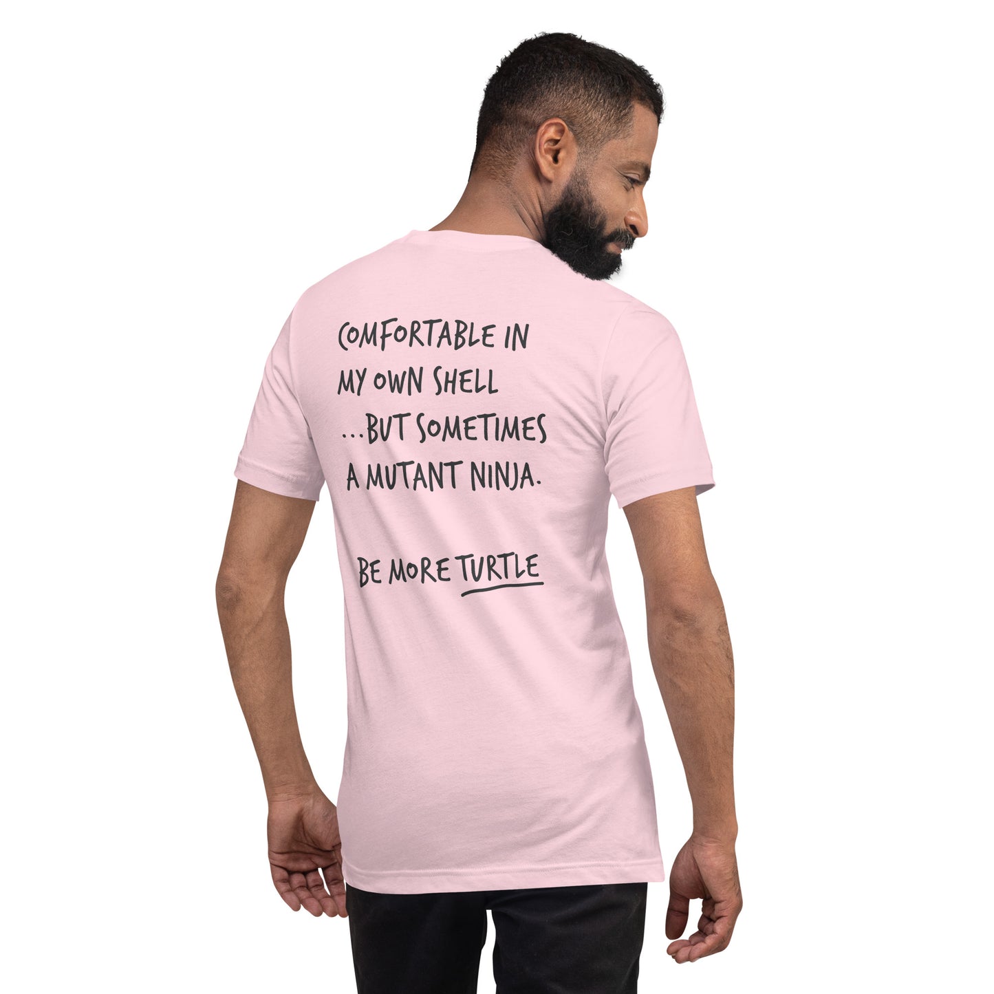 Think Ocean Turtle Aspirations Cotton Embroidered T-Shirt