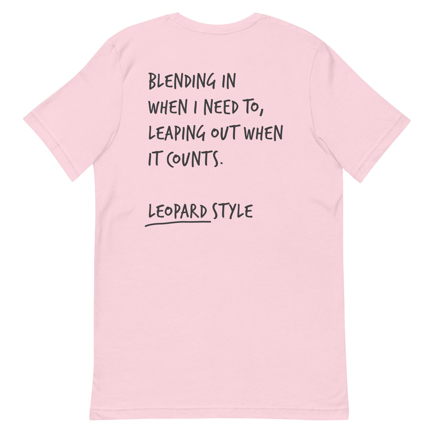 Think Ocean Leopard Aspirations Cotton Embroidered T-Shirt