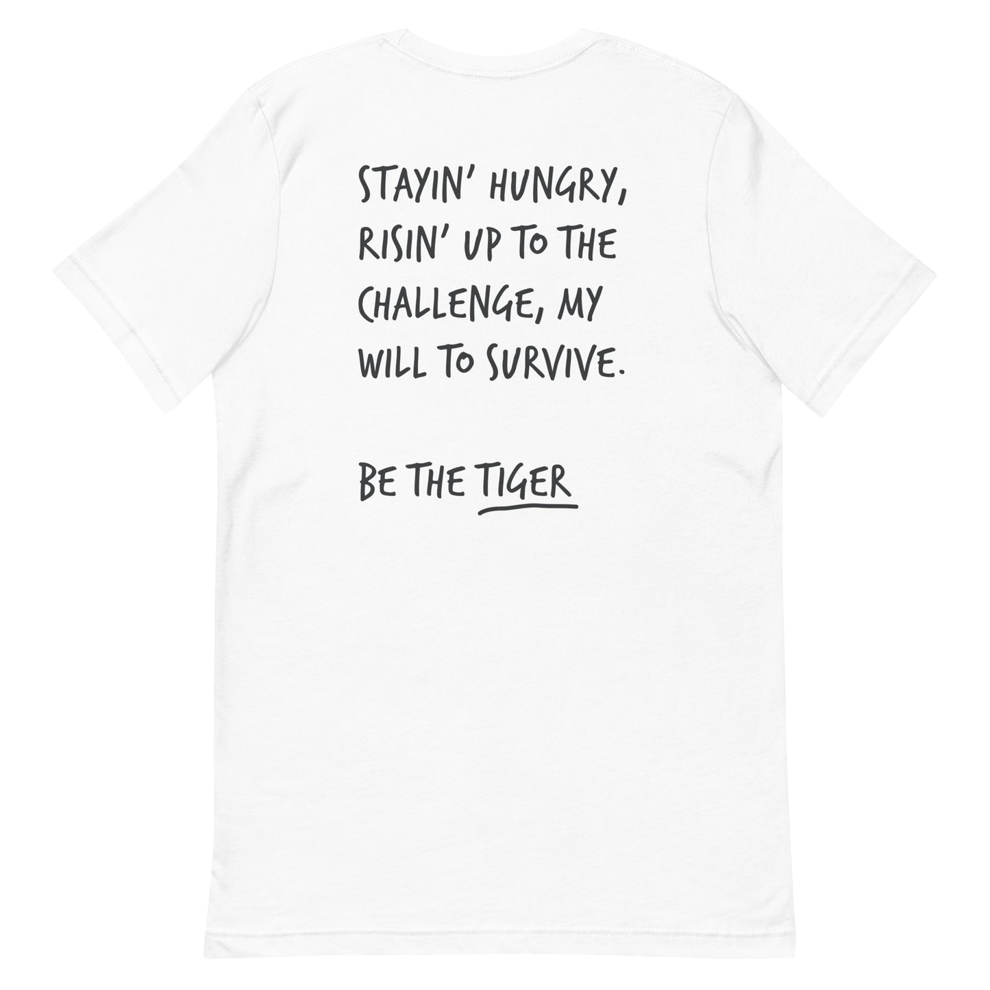 Think Ocean Tiger Aspirations Cotton Embroidered T-Shirt