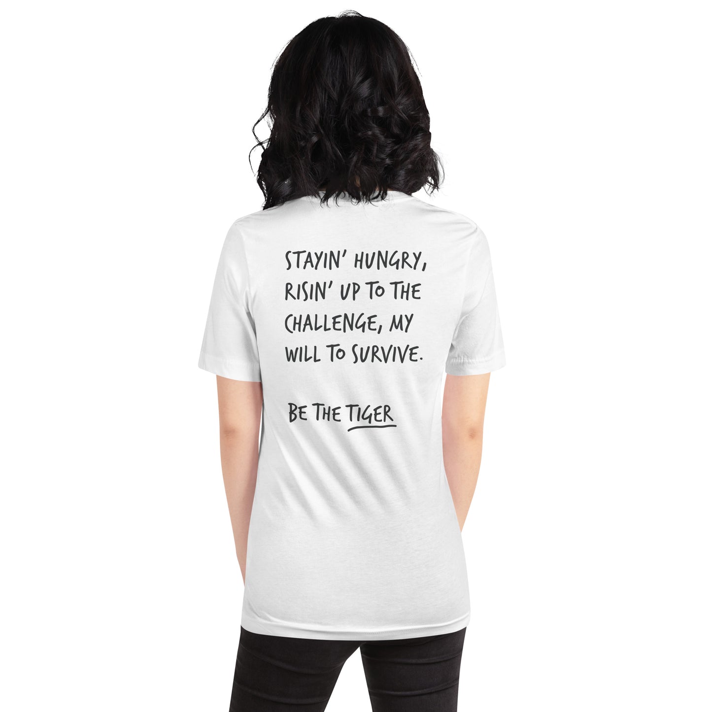 Think Ocean Tiger Aspirations Cotton Embroidered T-Shirt